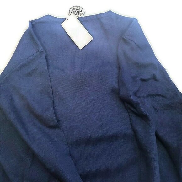 NCAA Xavier Musketeers Mens V-Neck Sweater Alma Mater Classic Navy Size 2XL - Picture 4 of 5